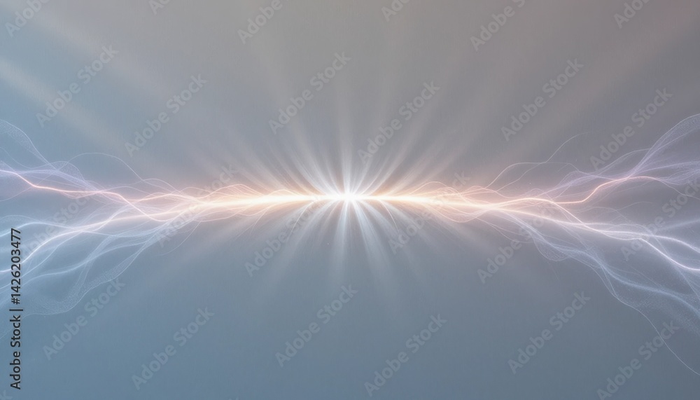 Poster dynamic electric energy display digital space abstract visuals high-tech environment vibrant perspec