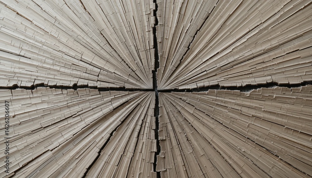Poster exploring the intricate patterns of wood grain close-up detail natural environment artistic perspect