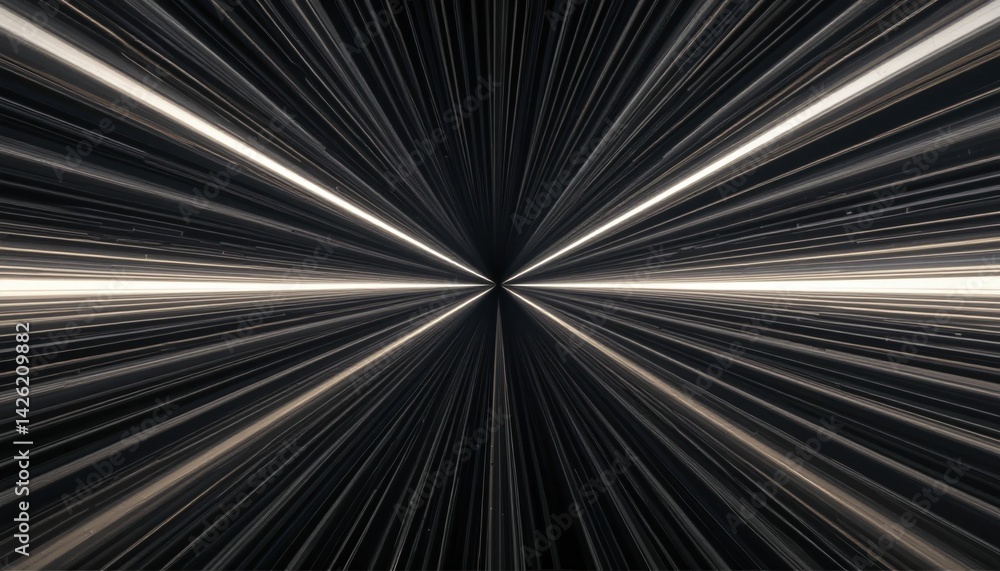 Poster dynamic motion blur effect abstract art digital artwork dark background central focus visual concept