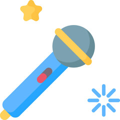 karaoke illustration on a white background    