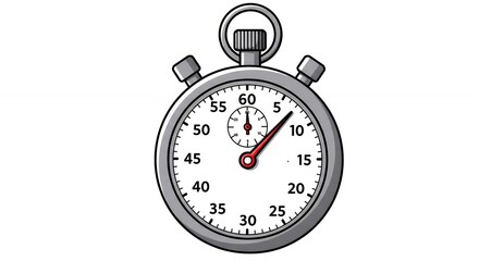 Illustration of a stopwatch