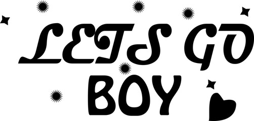 lets go boy silhouette vector file svg