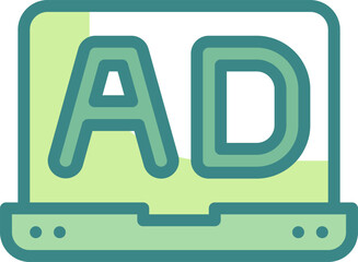 laptop illustration on a white background    