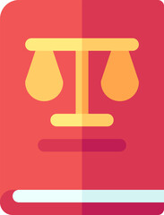 law book illustration on a white background    