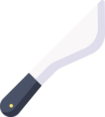 machete illustration on a white background  