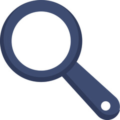 magnifying glass illustration on a white background     