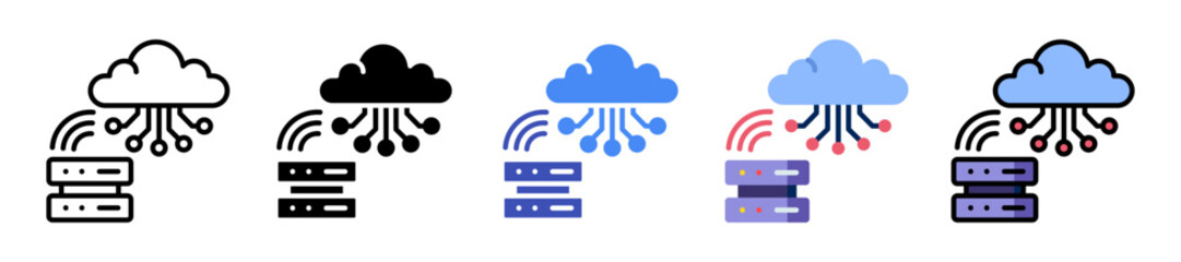 Cloud Network Icon
