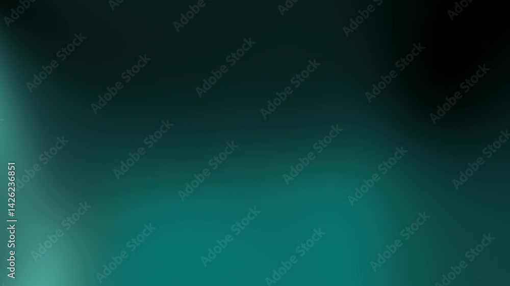 Poster a soft, abstract gradient featuring deep shades of teal and black, creating a calming atmosphere.