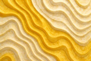 Golden Swirls: A mesmerizing abstract design features fluid, organic shapes and flowing lines in shades of gold and cream, inviting viewers to explore the rich textures and patterns. 