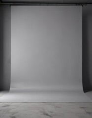 Minimalist grey studio backdrop, ideal product photography , modern, subtle