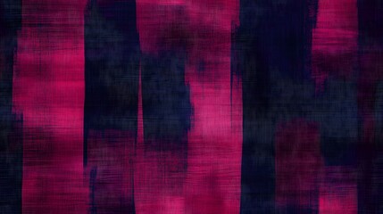 Vibrant fuchsia and navy abstract textile design.