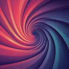 Obraz premium Abstract swirling vortex, vibrant colors, dynamic movement, hypnotic effect, ideal for backgrounds