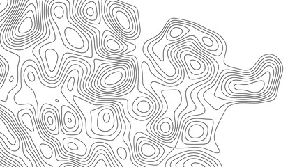 Topographic map background geographic line map with elevation assignments. Background of the Topographic Map. Abstract geometric topographic contour map background Free Vector. 