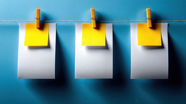 Creative note display home office photography minimalist close-up organization tips