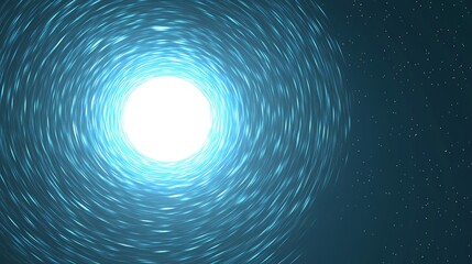 Obraz premium Astral Projection Themes feature a cosmic galaxy illustration with bright stars, nebula, and blue hues, fitting for high-tech and futuristic designs