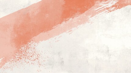 Fototapeta premium Abstract peachy brushstrokes on a textured backdrop.