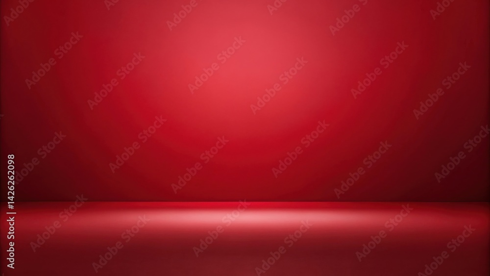 Poster crimson red studio backdrop a simple, elegant and versatile background for product displays and pres