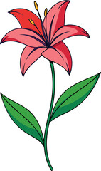 Blooming Elegance, A Floral Vector Illustration Design