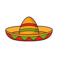 Colorful Sombrero Illustration