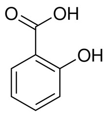 Salicylsäure 2-Hydroxybenzoesäure Chemie Strukturformel