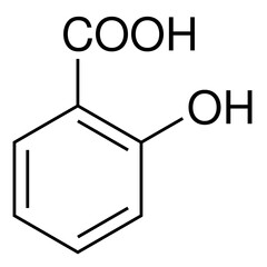 Salicylsäure 2-Hydroxybenzoesäure Chemie Strukturformel