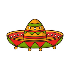 Colorful Sombrero Illustration
