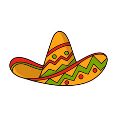 Colorful Sombrero Illustration