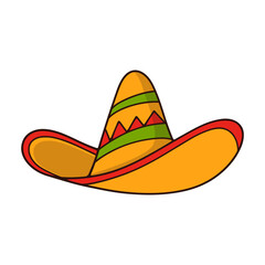 Colorful Sombrero Illustration