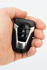 Black modern car key