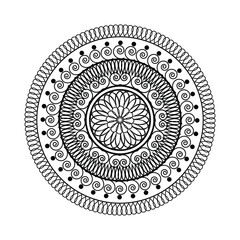 Purple mandala background