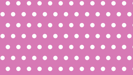 ELEGANT POLKA VECTOR DESIGN PATTERN PINK