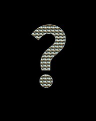 Naklejka premium question mark symbol