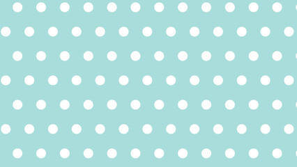 ELEGANT POLKA VECTOR DESIGN PATTERN CYAN
