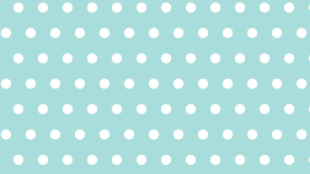 ELEGANT POLKA VECTOR DESIGN PATTERN CYAN