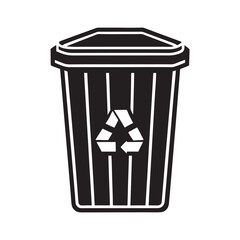 Trash can icon and Recycle icon