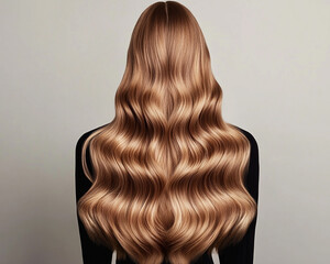 Fototapeta premium Beauty girl with beautiful hair, hair styling