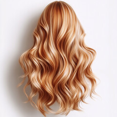 Naklejka premium Beauty girl with beautiful hair, hair styling