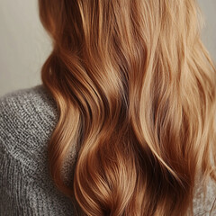 Fototapeta premium Beauty girl with beautiful hair, hair styling