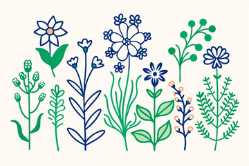 Vintage floral vector design showcases a seamless pattern of ornate flowers and leaves, perfect for wallpaper or textile decoration