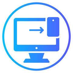 backup gradient icon