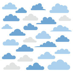 vector Cloud Icon Set