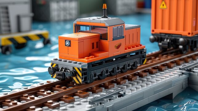 AI-managed hyperloop cargo transport system featuring autonomous freight movement. Next-generation logistics improving efficiency, reducing transit time, optimizing smart supply chain operations.