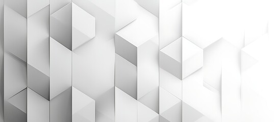 Obraz premium Abstract Geometric Design Featuring Soft Gray Background with Clean Lines and Subtle Angles