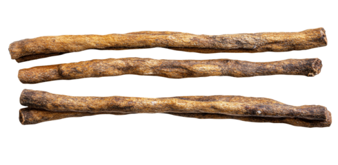 Isolated driftwood sticks and sculptural wooden branches with natural texture, rustic decor, coastal style, minimalist design, nature-inspired art
