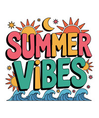 Summer Vibes - Bright and Fun SVG