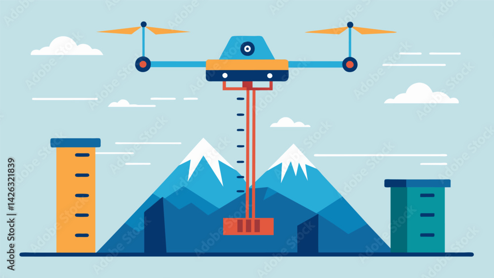 Poster flying at a steady height the drone scans the entire site providing accurate measurements of the are