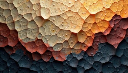 Geometric tapestry, muted earth tones, subtle sheen, cream, design