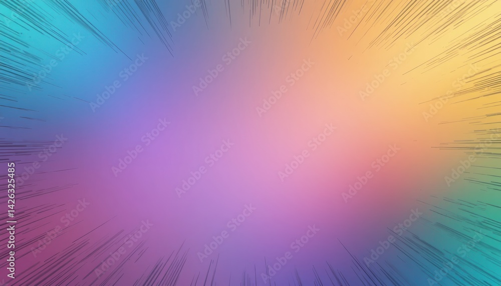 Poster dynamic color explosion abstract art digital design vibrant gradient artistic expression modern aest