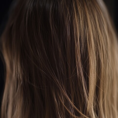 Fototapeta premium Beauty girl with beautiful hair, hair styling