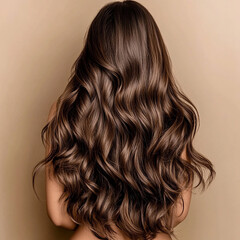 Beauty girl with beautiful hair, hair styling